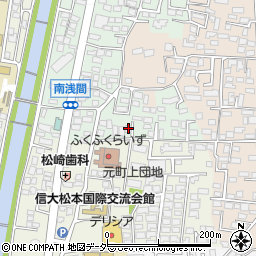長野県松本市南浅間618-3周辺の地図