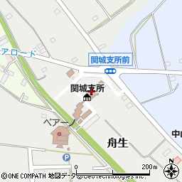 筑西市関城支所周辺の地図