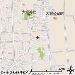 長野県松本市大村321周辺の地図