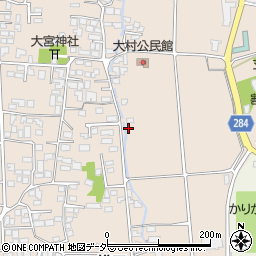 長野県松本市大村109周辺の地図