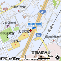 ネッツトヨタ群馬富岡いちのみや店周辺の地図