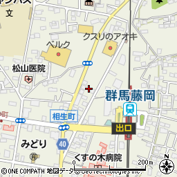 群馬県藤岡市藤岡832-5周辺の地図