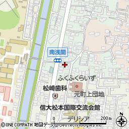 長野県松本市南浅間630-6周辺の地図
