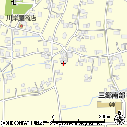 長野県安曇野市三郷温1777周辺の地図