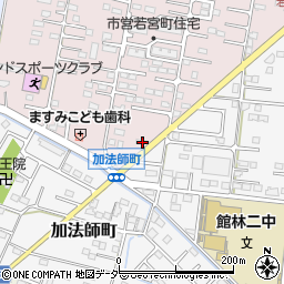 群馬県館林市若宮町2743-2周辺の地図