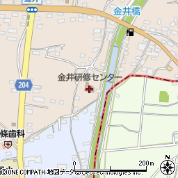 金井研修センター周辺の地図