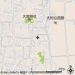 長野県松本市大村365周辺の地図