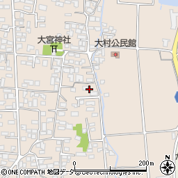 長野県松本市大村367周辺の地図