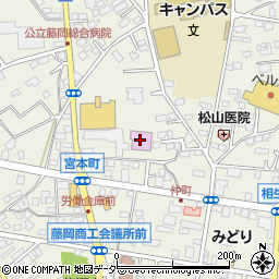 ナガイスイミングスクール藤岡校周辺の地図