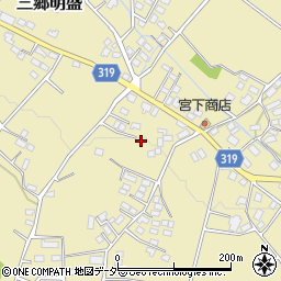 長野県安曇野市三郷明盛373-6周辺の地図