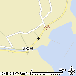 島根県隠岐郡隠岐の島町大久上浜周辺の地図