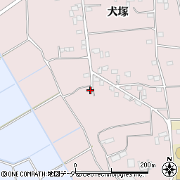 茨城県筑西市犬塚174周辺の地図