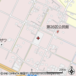 芳賀通運株式会社　邑楽事業所周辺の地図