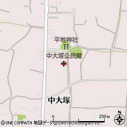中大塚公民館周辺の地図