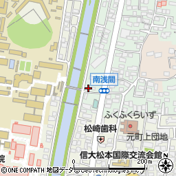 長野県松本市南浅間635周辺の地図