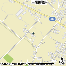 長野県安曇野市三郷明盛802周辺の地図