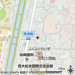 長野県松本市南浅間629-1周辺の地図