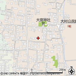 長野県松本市大村355-5周辺の地図