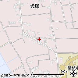 茨城県筑西市犬塚125周辺の地図