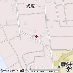 茨城県筑西市犬塚125-1周辺の地図