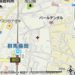 群馬県藤岡市藤岡636-18周辺の地図