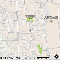 長野県松本市大村357周辺の地図