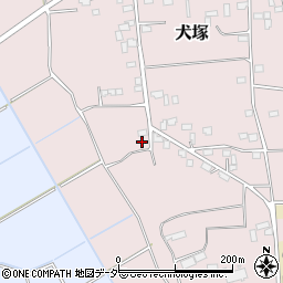 茨城県筑西市犬塚205周辺の地図