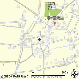 長野県安曇野市三郷温1886周辺の地図
