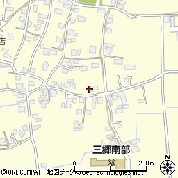 長野県安曇野市三郷温1853周辺の地図
