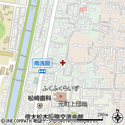 長野県松本市南浅間584-1周辺の地図
