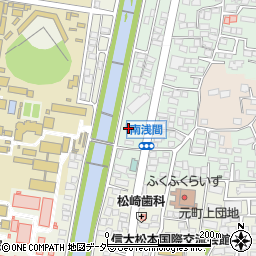 長野県松本市南浅間626周辺の地図