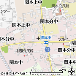 茨城県筑西市関本中88周辺の地図