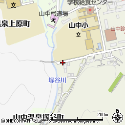 石川県加賀市山中温泉上野町ヲ周辺の地図