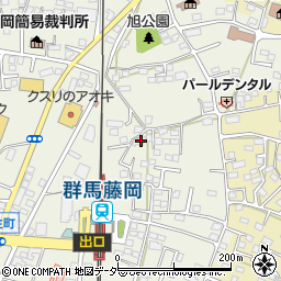 群馬県藤岡市藤岡636-25周辺の地図