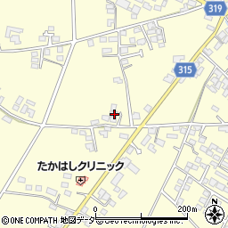 長野県安曇野市三郷温3109周辺の地図
