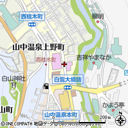 石川県加賀市山中温泉西桂木町ト周辺の地図