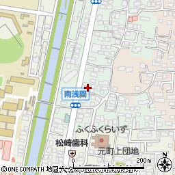 長野県松本市南浅間620周辺の地図