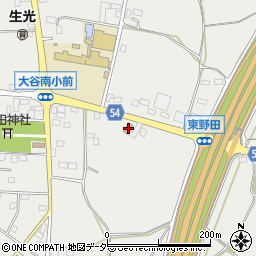 栃木県小山市東野田775周辺の地図