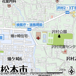 長野地方法務局松本支局　地番・家屋番号の問い合わせ周辺の地図