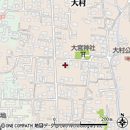 長野県松本市大村351-3周辺の地図