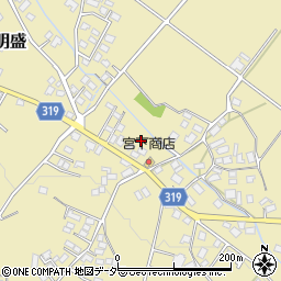 長野県安曇野市三郷明盛762周辺の地図