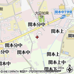 茨城県筑西市関本中141周辺の地図