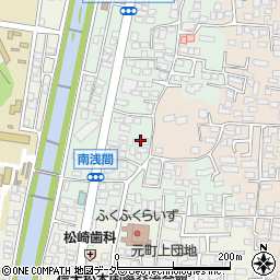 鍋林松本寮周辺の地図