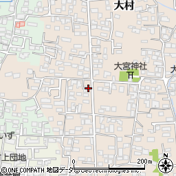 長野県松本市大村346周辺の地図