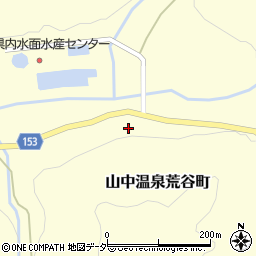 石川県加賀市山中温泉荒谷町ル周辺の地図