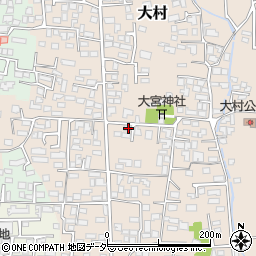 長野県松本市大村351-4周辺の地図