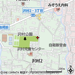 沢村公園トイレ周辺の地図