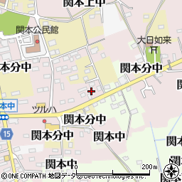 茨城県筑西市関本中99周辺の地図