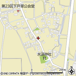 群馬県藤岡市下戸塚602-16周辺の地図