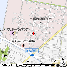 群馬県館林市若宮町2750-3周辺の地図